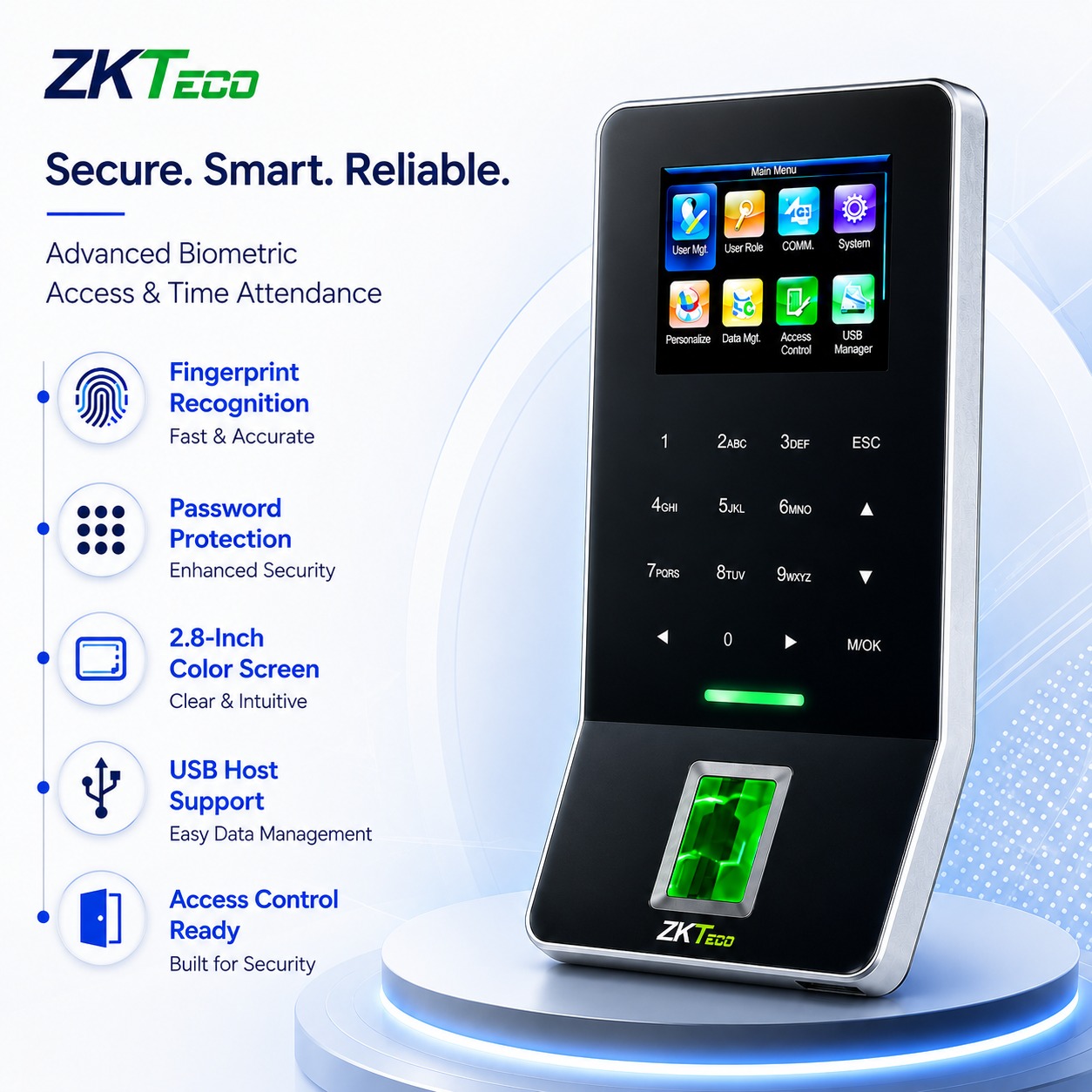 ZKTeco Fingerprint Attendance Device